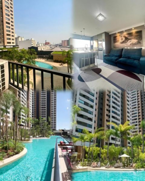 Apto Garden - Resort com piscina borda infinita SP